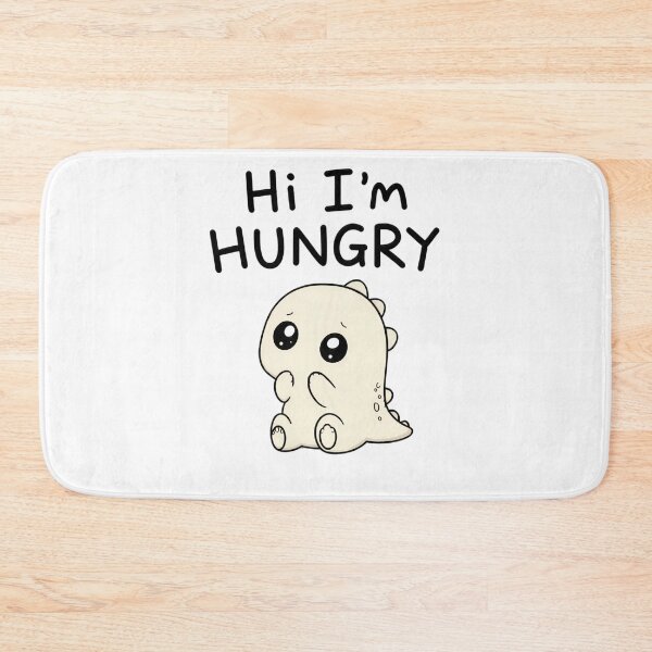 Item preview, Hi I'm Hungry – Cute Baby Dino Colored Illustration designed and sold by RON-FASHION.