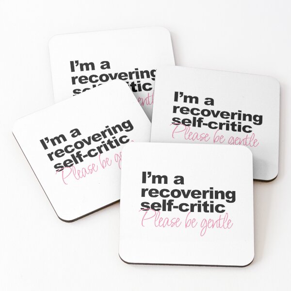 Item preview, I'm a recovering self-critic. Please be gentle designed and sold by Moonday-design.