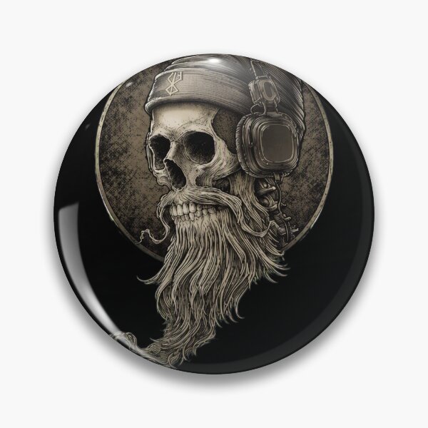Item preview, Skulls Headphoness Beards Grunge  designed and sold by MattenKranz.