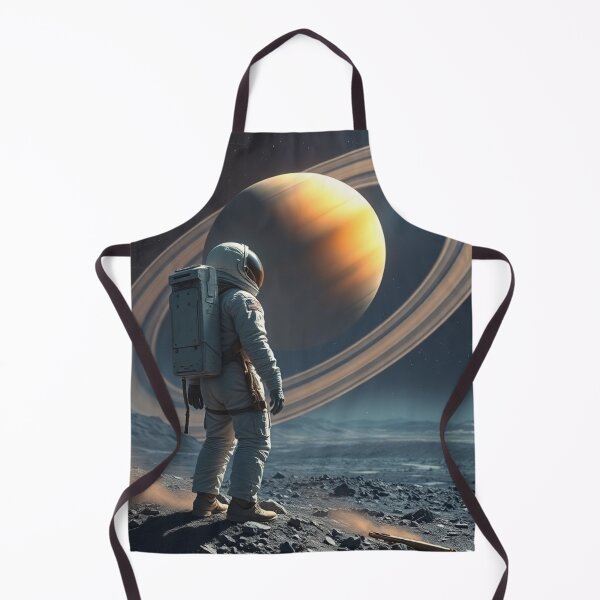 Item preview, Astronaut Looking at Saturn  designed and sold by GenesisArtis.