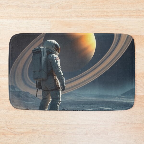 Item preview, Astronaut Looking at Saturn  designed and sold by GenesisArtis.