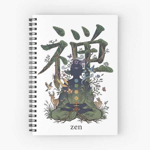 Item preview, Zen Meditation in a Magical Nature Scene designed and sold by japaneseries.