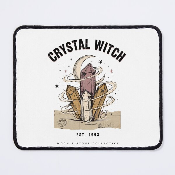 Item preview, Crystal Witch T-Shirt | Amethyst Moon Magic Halloween Graphic Tee v2 designed and sold by DarylWelsh2024.