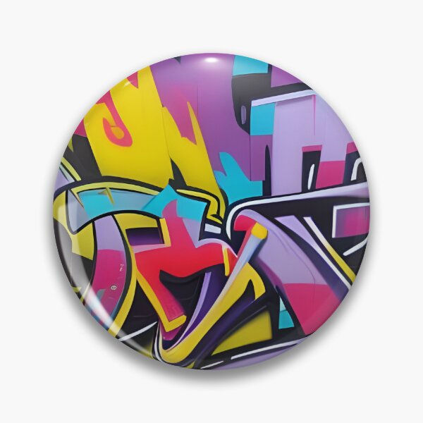 Artikelvorschau, Lavendel & Magenta Wildstyle – Gelbe Flamme Street Art Wandgemälde | 075 entworfen und verkauft von City Graffix Design Co..