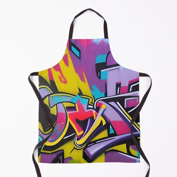 Artikelvorschau, Lavendel & Magenta Wildstyle – Gelbe Flamme Street Art Wandgemälde | 075 entworfen und verkauft von City Graffix Design Co..