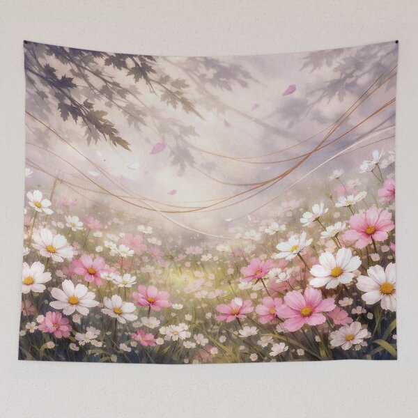 Item preview, A flowering meadow in the morning light designed and sold by Sigtrix.