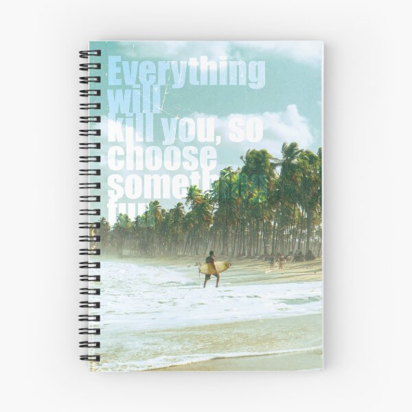 Item preview, Everything Will Kill You – Vintage Surf Poster designed and sold by ArsaMinimalist.