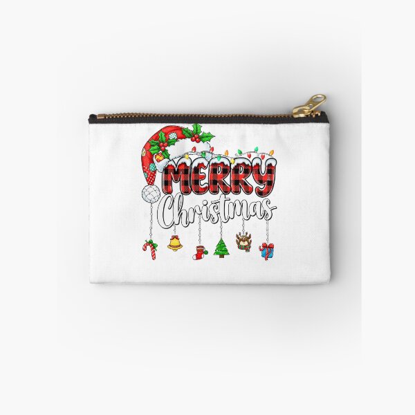 Item preview, Cute Plaid Merry Christmas Santa Hat Ornaments designed and sold by DYAFLK.