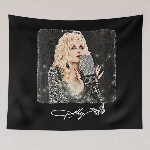 Item preview, Dolly Parton On The Mic Country Music Fan Design designed and sold by HayleePacoch.