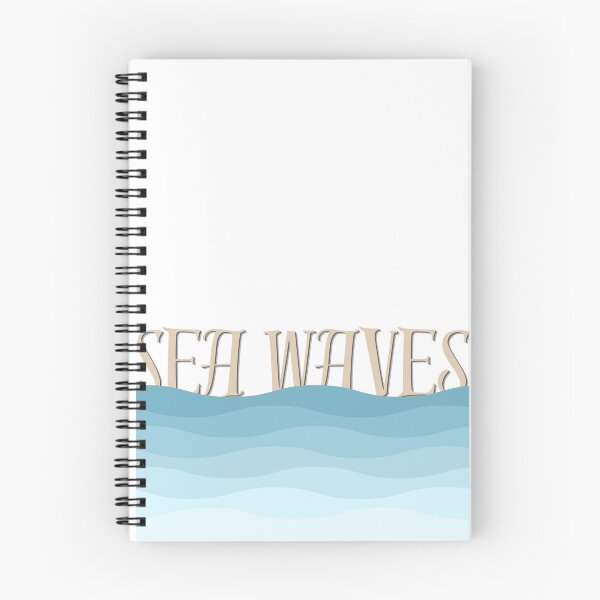 Item preview, Sea Waves Calligraphy – Ocean Wave Digital Art Design designed and sold by Neha-Daily-Art.