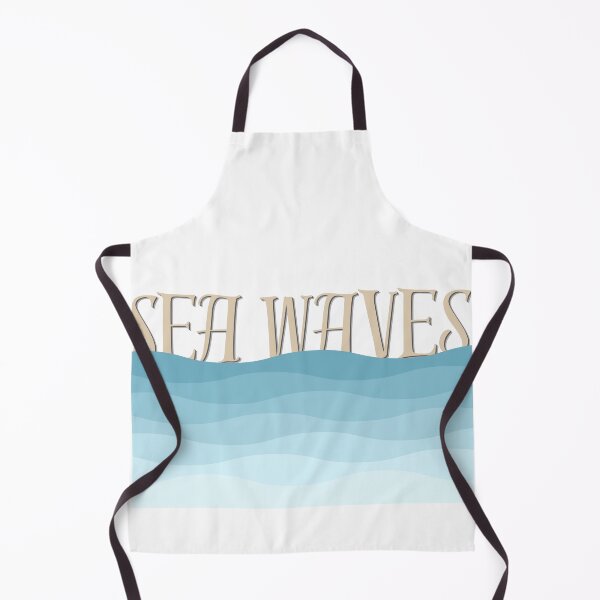 Item preview, Sea Waves Calligraphy – Ocean Wave Digital Art Design designed and sold by Neha-Daily-Art.