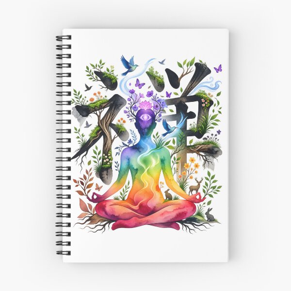 Item preview, Zen Meditation Chakra Spiritual Nature Art designed and sold by japaneseries.