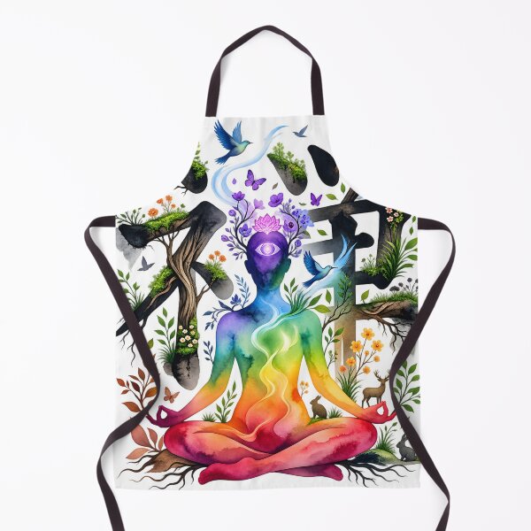 Item preview, Zen Meditation Chakra Spiritual Nature Art designed and sold by japaneseries.