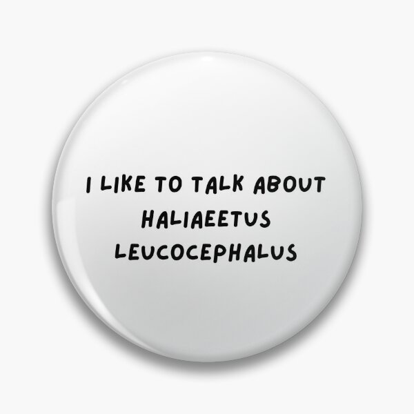Item preview, I like to talk about haliaeetus leucocephalus designed and sold by sociallyawkw.
