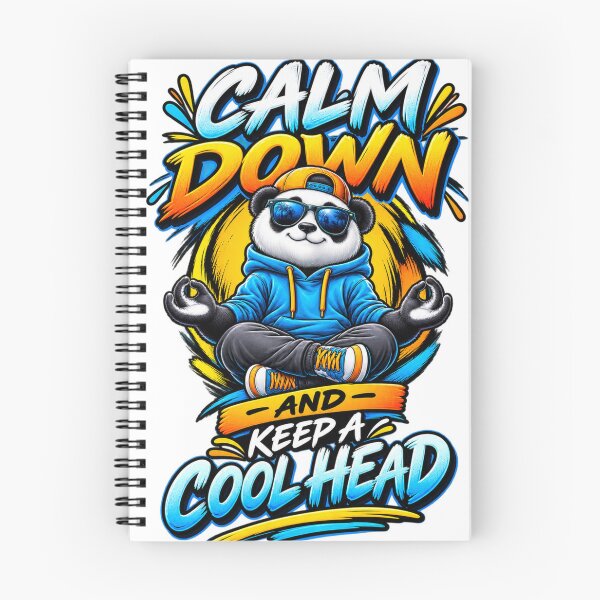 Item preview, Calm Down and Keep a Cool Head Panda designed and sold by Design Sounds Studio.