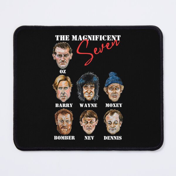 Item preview, The Magnificent Seven (Auf Wiedersehen Pet character illustrations) designed and sold by smadge.