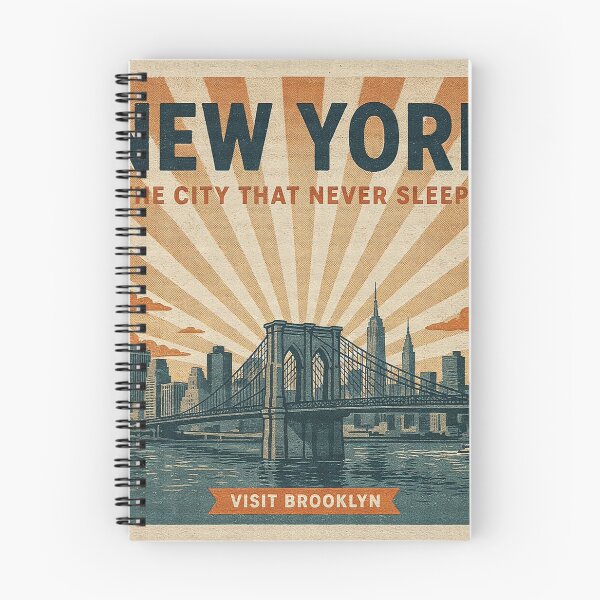 Item preview, NYC Retro — Vintage Skyline Poster designed and sold by Yesterday's Pixel.