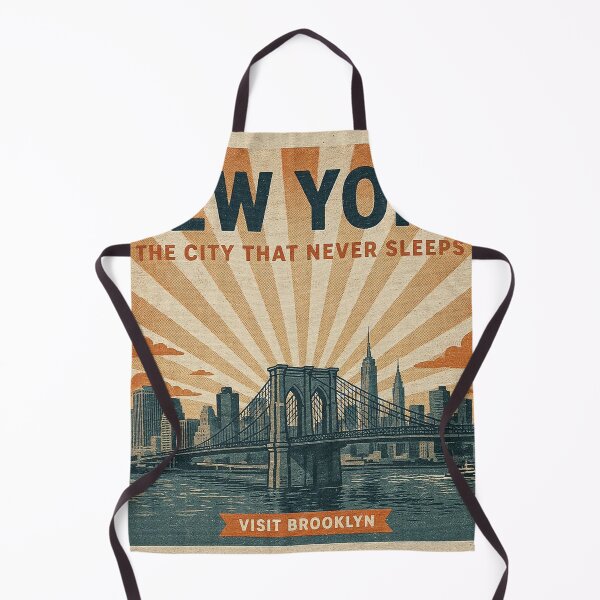 Item preview, NYC Retro — Vintage Skyline Poster designed and sold by Yesterday's Pixel.