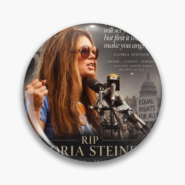 Item preview, Gloria Steinem designed and sold by mynarasolwy.