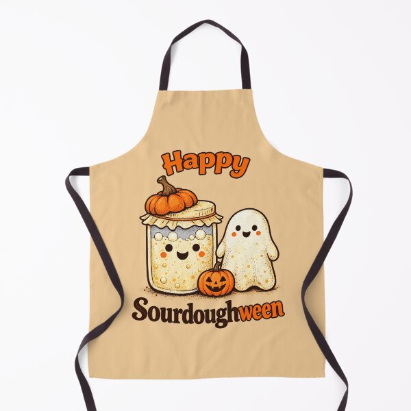 Item preview, Happy Sourdoughween | Cute Sourdough Halloween Pun designed and sold by azule1.