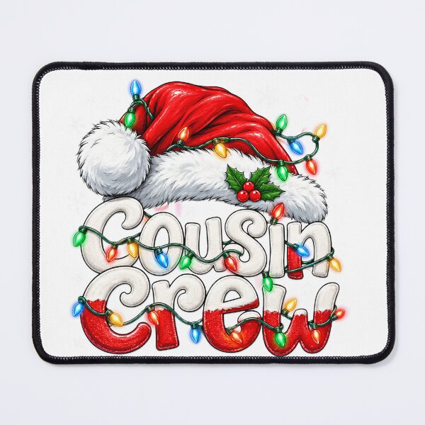 Item preview, Cousin Crew Santa Hat Christmas Lights designed and sold by DYAFLK.