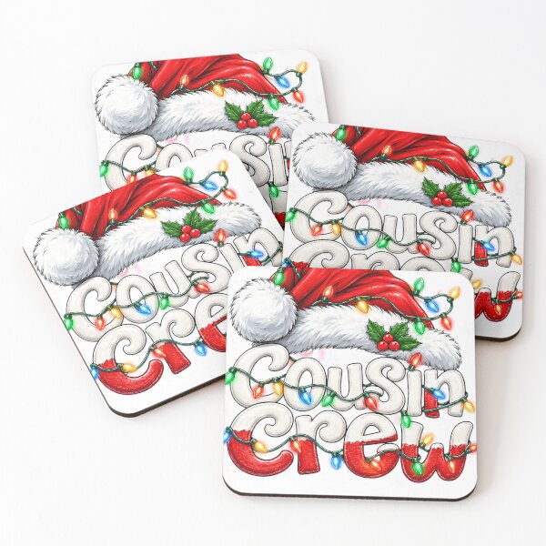 Item preview, Cousin Crew Santa Hat Christmas Lights designed and sold by DYAFLK.