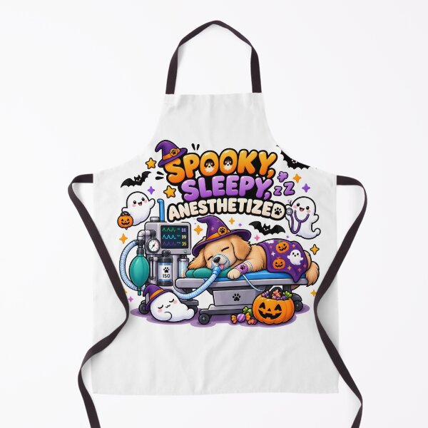 Item preview, Spooky Sleepy Anesthetized – Funny Veterinary Anesthesia Halloween designed and sold by Bettybee00.