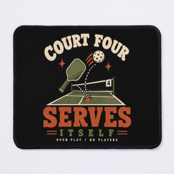 Item preview, COURT FOUR SERVES ITSELF, Spooky Pickleball Shirt designed and sold by PhylonBoxx.