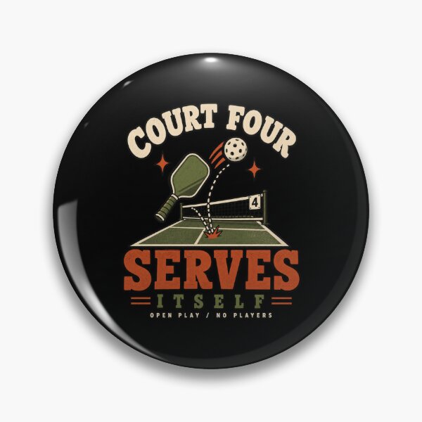 Item preview, COURT FOUR SERVES ITSELF, Spooky Pickleball Shirt designed and sold by PhylonBoxx.