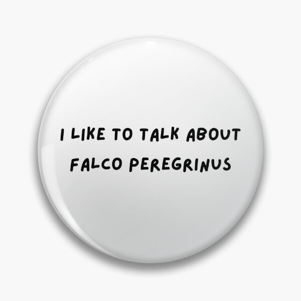 Item preview, I like to talk about falco peregrinus designed and sold by sociallyawkw.