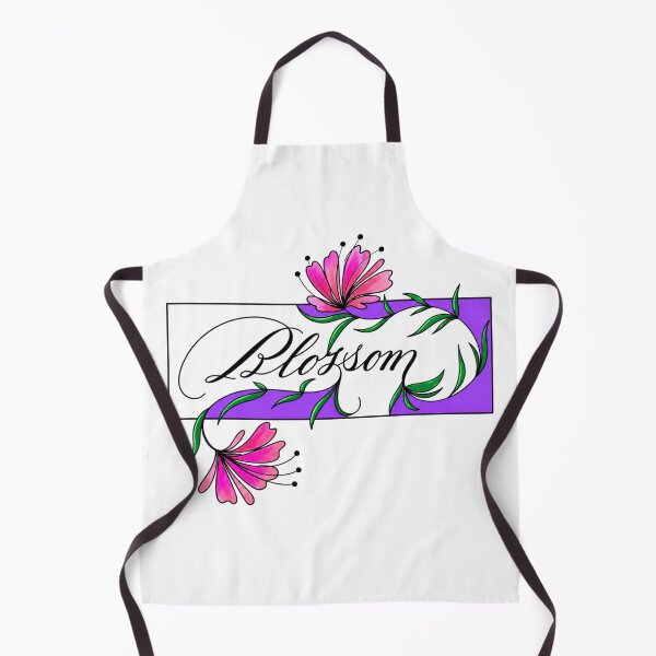 Item preview, Blossom – Handmade Calligraphy with Ocean Waves Digital Art designed and sold by Neha-Daily-Art.