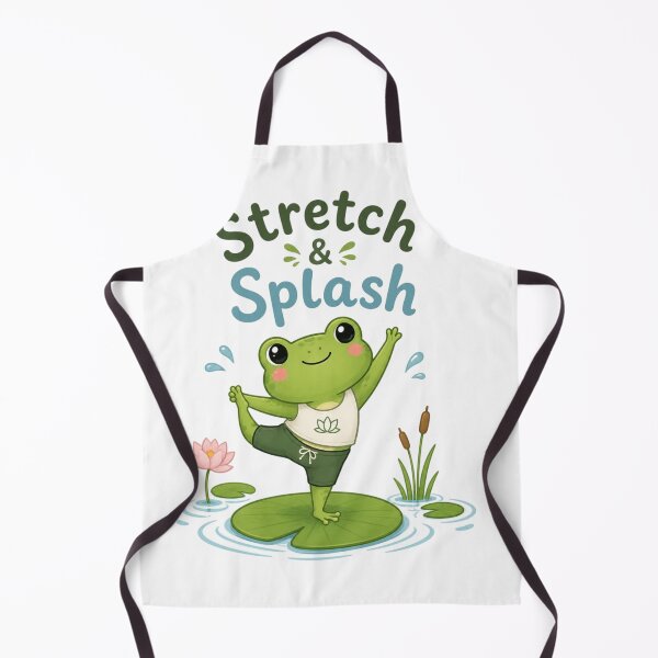 Item preview, Cute Frog Yoga Stretch & Splash – Kawaii Yoga Frog Fitness Design designed and sold by Sanika arts .