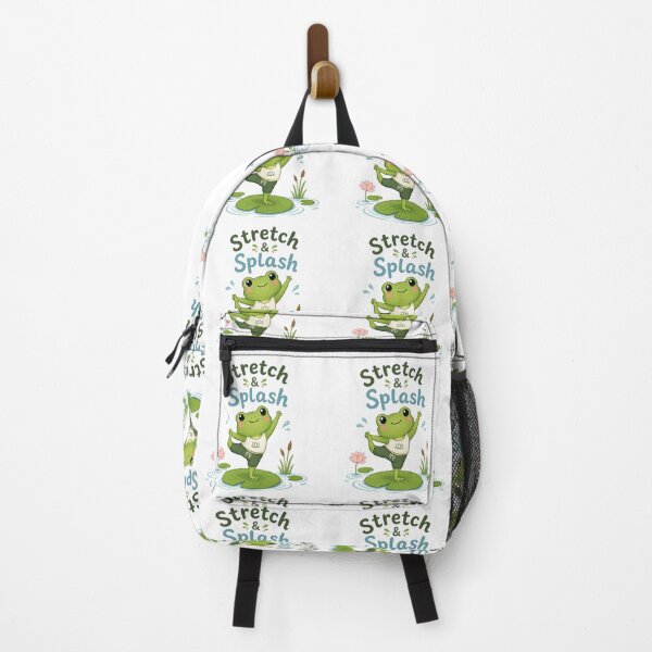 Item preview, Cute Frog Yoga Stretch & Splash – Kawaii Yoga Frog Fitness Design designed and sold by Sanika arts .