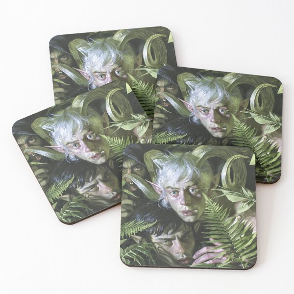 Item preview, Three in a Bush - Fantasy Artwork designed and sold by JaimeLikes.