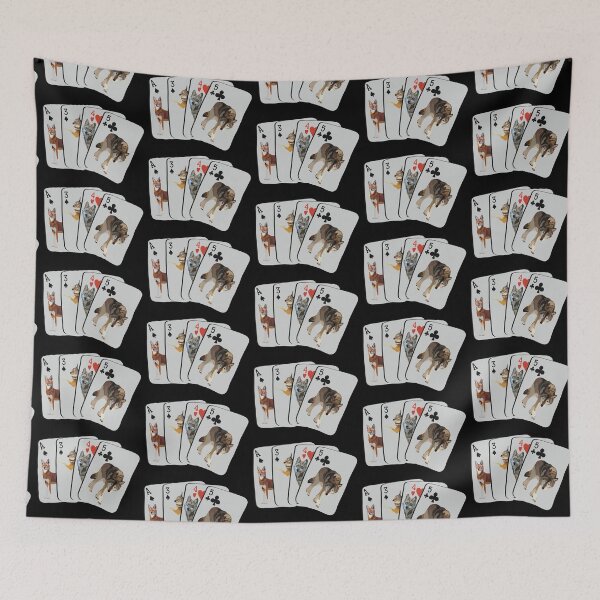 Item preview, Wolf Pack Playing Cards Wildlife Fantasy Animal Design designed and sold by PrettylittlepastelUk.