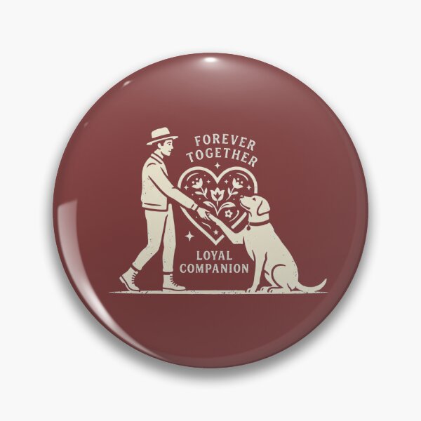 Item preview, Vintage silhouette of a heart with a dog and owner: loyal companion designed and sold by FootprintofLove.
