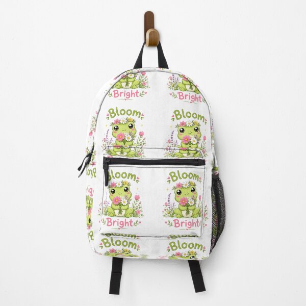 Item preview, Cute Frog with Flowers Bloom Bright Kawaii Botanical Nature Lover Gift designed and sold by Sanika arts .