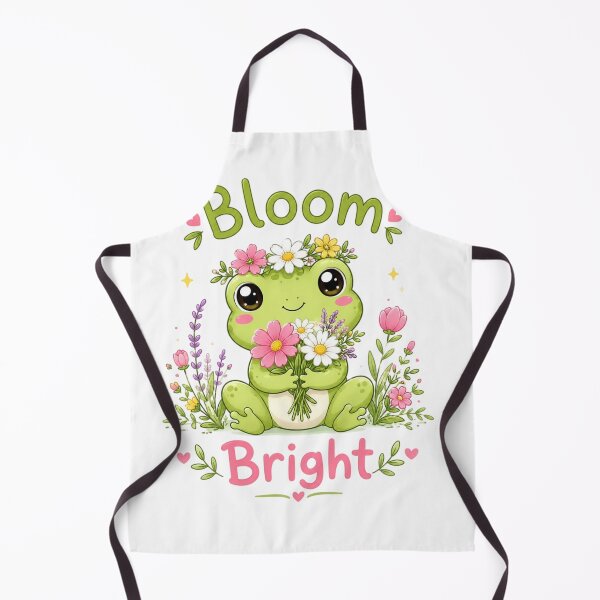 Item preview, Cute Frog with Flowers Bloom Bright Kawaii Botanical Nature Lover Gift designed and sold by Sanika arts .