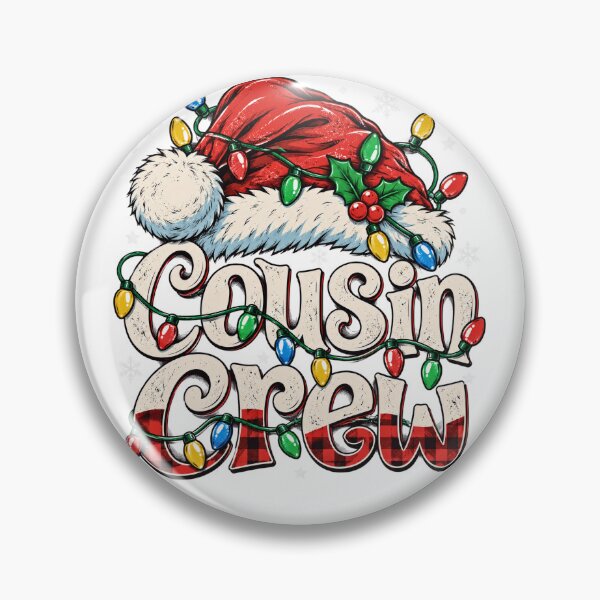 Item preview, Cousin Crew Santa Hat Christmas Lights designed and sold by DYAFLK.