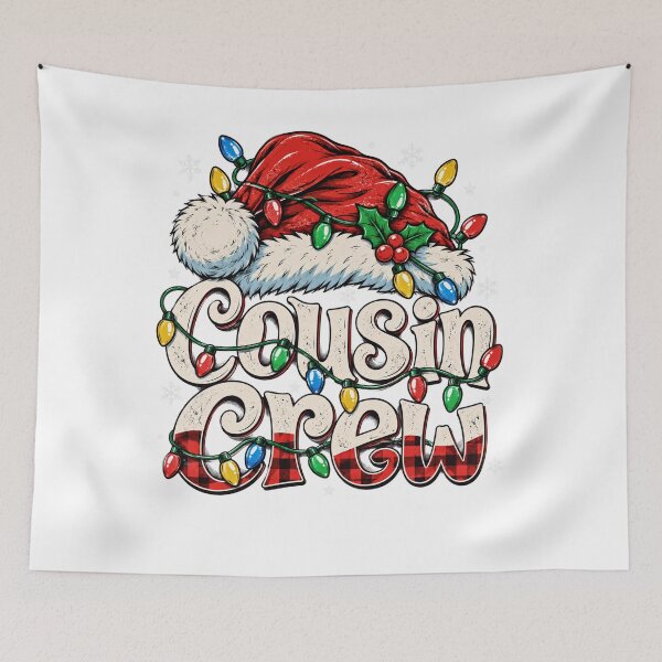 Item preview, Cousin Crew Santa Hat Christmas Lights designed and sold by DYAFLK.