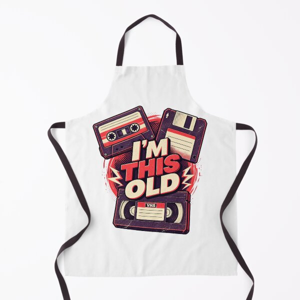 Item preview, I am This Old Retro Cassette VHS Nostalgia Gift designed and sold by WaviStudio.