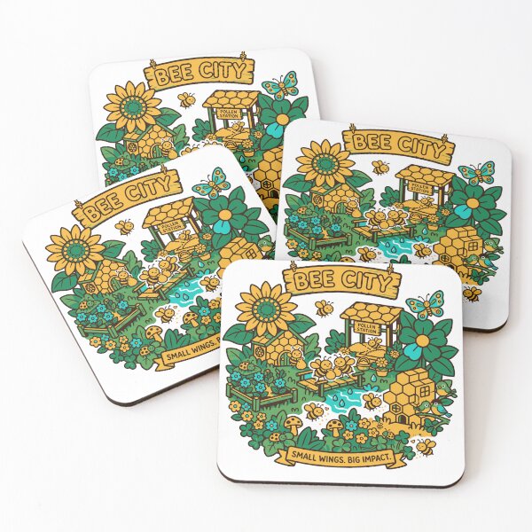 Item preview, Bee City Small Wings Big Impact designed and sold by Nuvoro Eco Awareness.