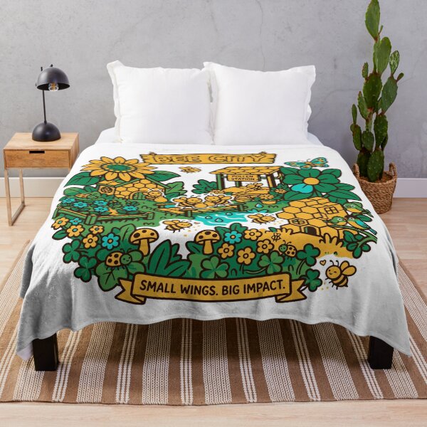 Item preview, Bee City Small Wings Big Impact designed and sold by Nuvoro Eco Awareness.