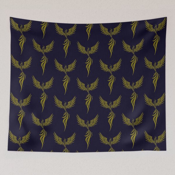 Item preview, Elegant Tribal Phoenix Tattoo Silhouette Design designed and sold by URSM.