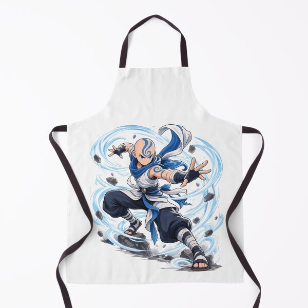 Item preview, Original Blue Wind Warrior Action Pose Fantasy Cartoon designed and sold by BlackSyeth.