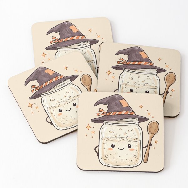 Item preview, Witch Sourdough Starter | Cute Halloween Baking designed and sold by azule1.