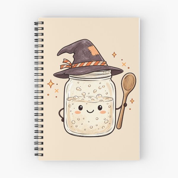 Item preview, Witch Sourdough Starter | Cute Halloween Baking designed and sold by azule1.