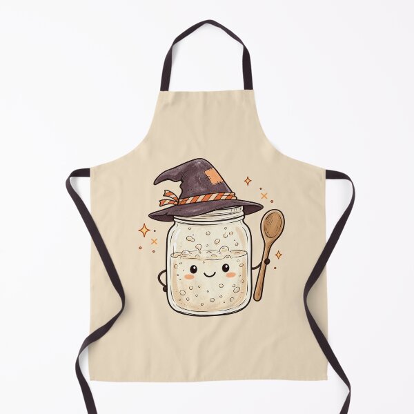 Item preview, Witch Sourdough Starter | Cute Halloween Baking designed and sold by azule1.