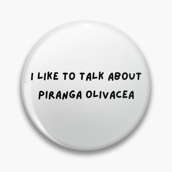 Item preview, I like to talk about piranga olivacea designed and sold by sociallyawkw.