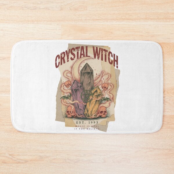 Item preview, Crystal Witch T-Shirt | Amethyst Moon Magic Halloween Graphic Tee v3 designed and sold by DarylWelsh2024.